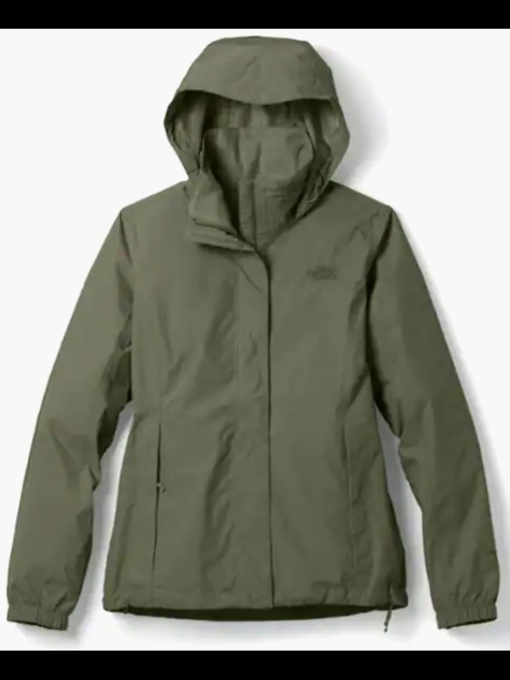 The North Face Women's Olive Green Hooded Shell Jacket